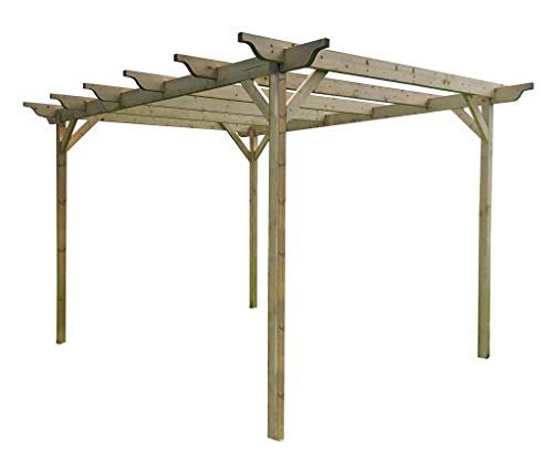 Arbor Garden Solutions Wooden pergola kit - Sculpted design rafters