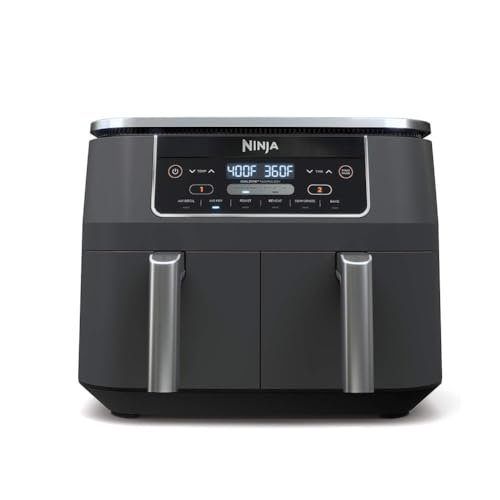 Ninja DZ201 Foodi 8 Quart 6-in-1 DualZone 2-Basket Air Fryer