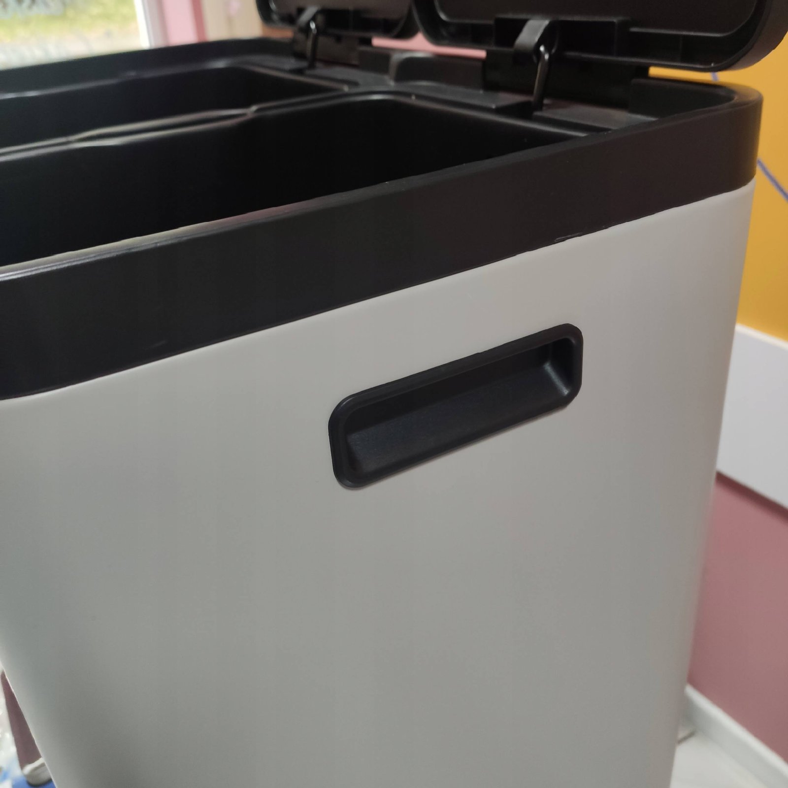 2 Section Recycling Bin, With Handles, 40L - Image 3
