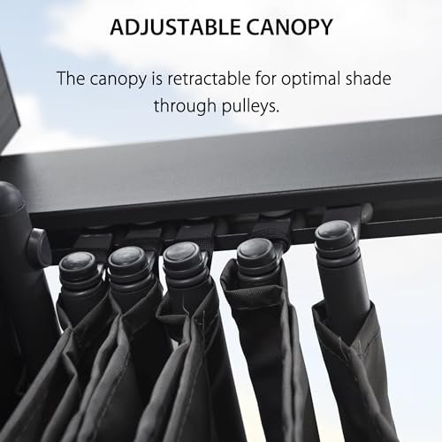 PURPLE LEAF 3 X 3.65 M Metal Pergola - Image 3