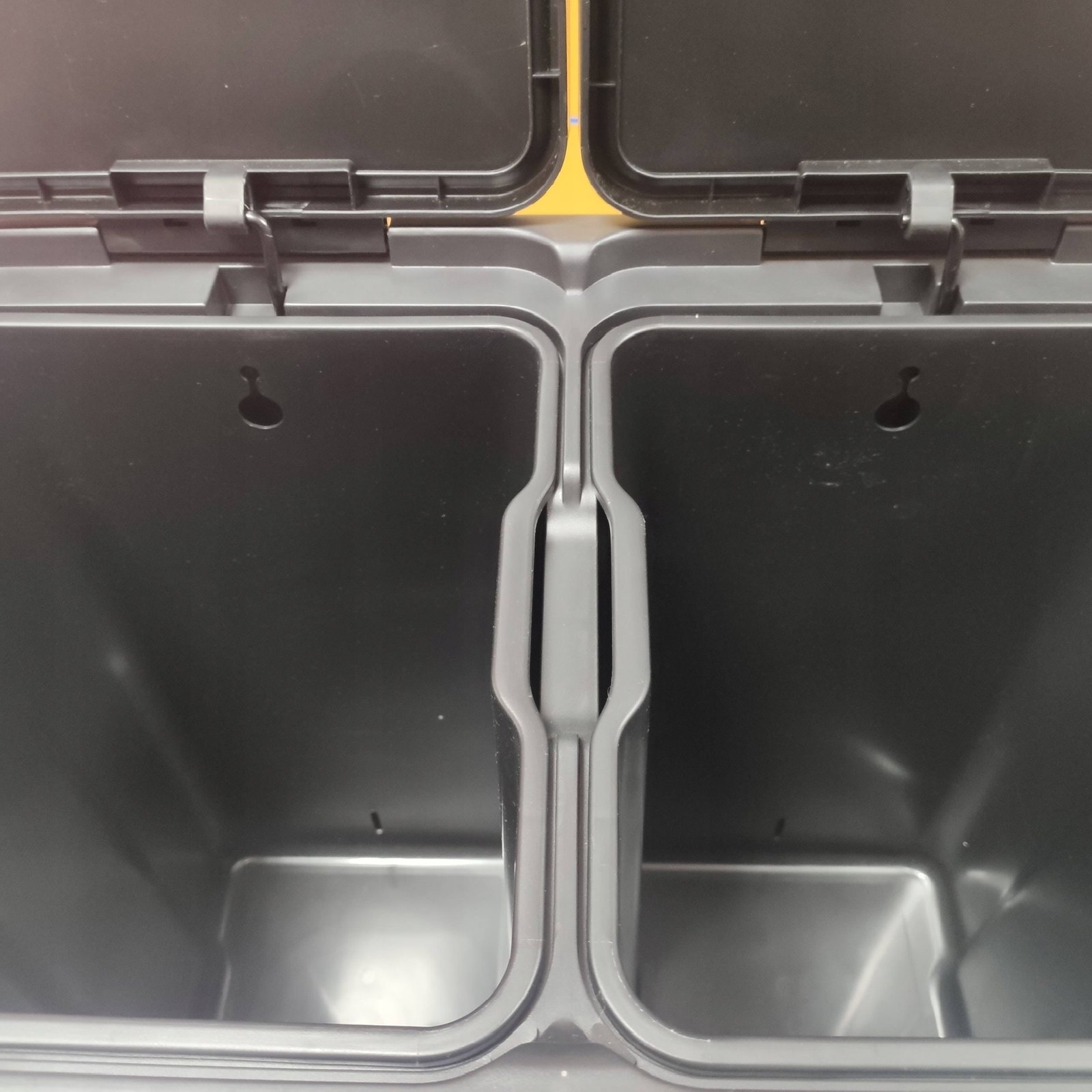 2 Section Recycling Bin, With Handles, 40L - Image 4