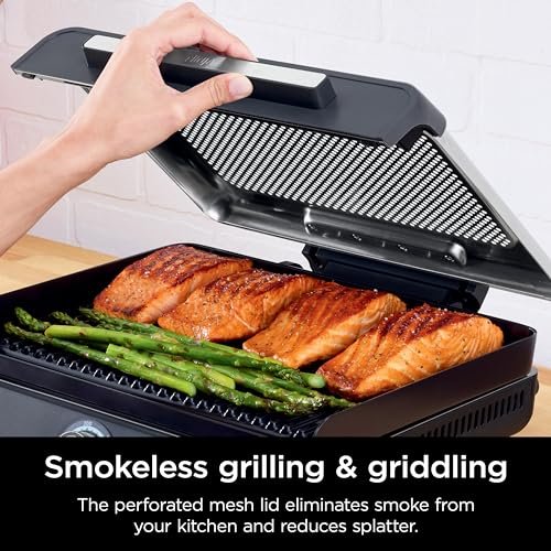 Ninja GR101 Sizzle Smokeless Indoor Grill & Griddle - Image 3