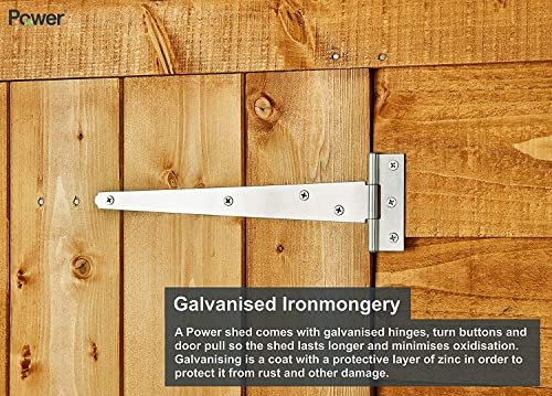 POWER High Grade Premium Apex Overlap Wooden Shed - Image 5