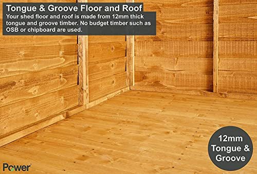 POWER High Grade Premium Apex Overlap Wooden Shed - Image 3