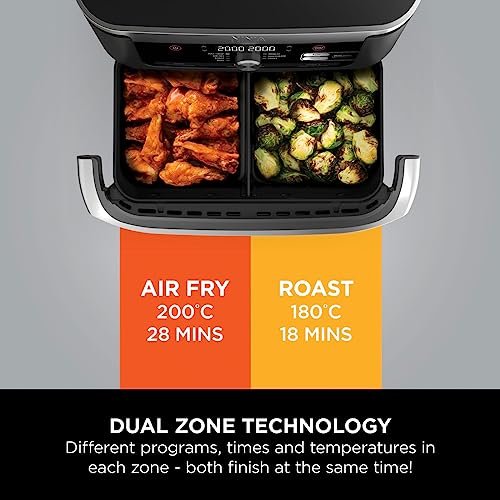 Ninja AF500UK Foodi FlexDrawer 10.4L Air Fryer - Black - Image 5
