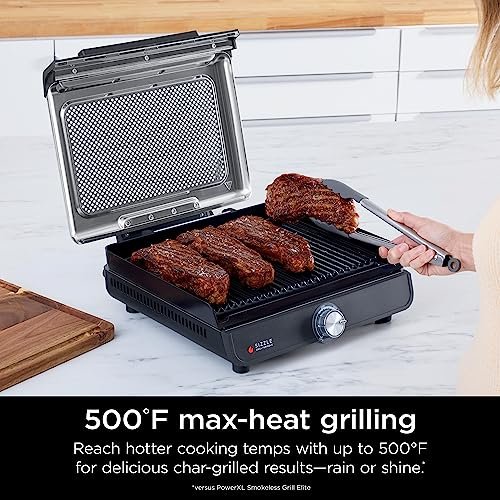 Ninja GR101 Sizzle Smokeless Indoor Grill & Griddle - Image 7