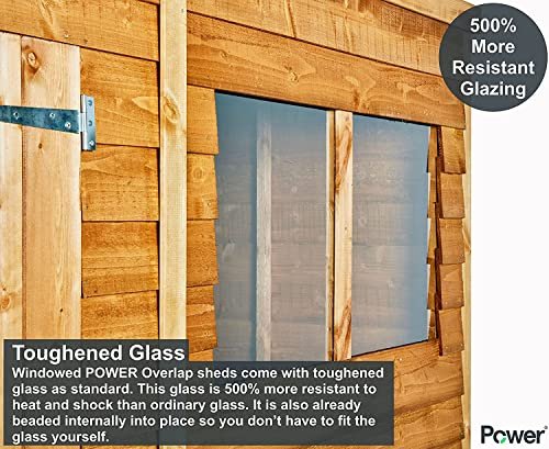 POWER High Grade Premium Apex Overlap Wooden Shed - Image 6