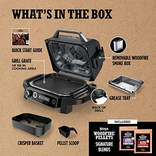 Ninja Woodfire Pro 7-in-1 Grill & Smoker with Thermometer - Image 5