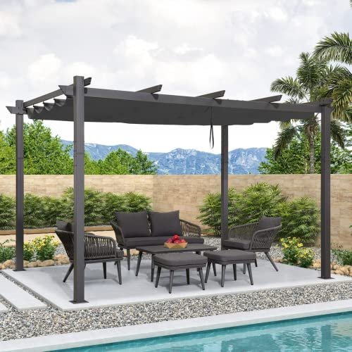 PURPLE LEAF 3 X 3.65 M Metal Pergola - Image 9
