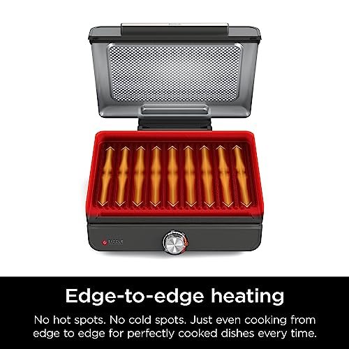 Ninja GR101 Sizzle Smokeless Indoor Grill & Griddle - Image 5