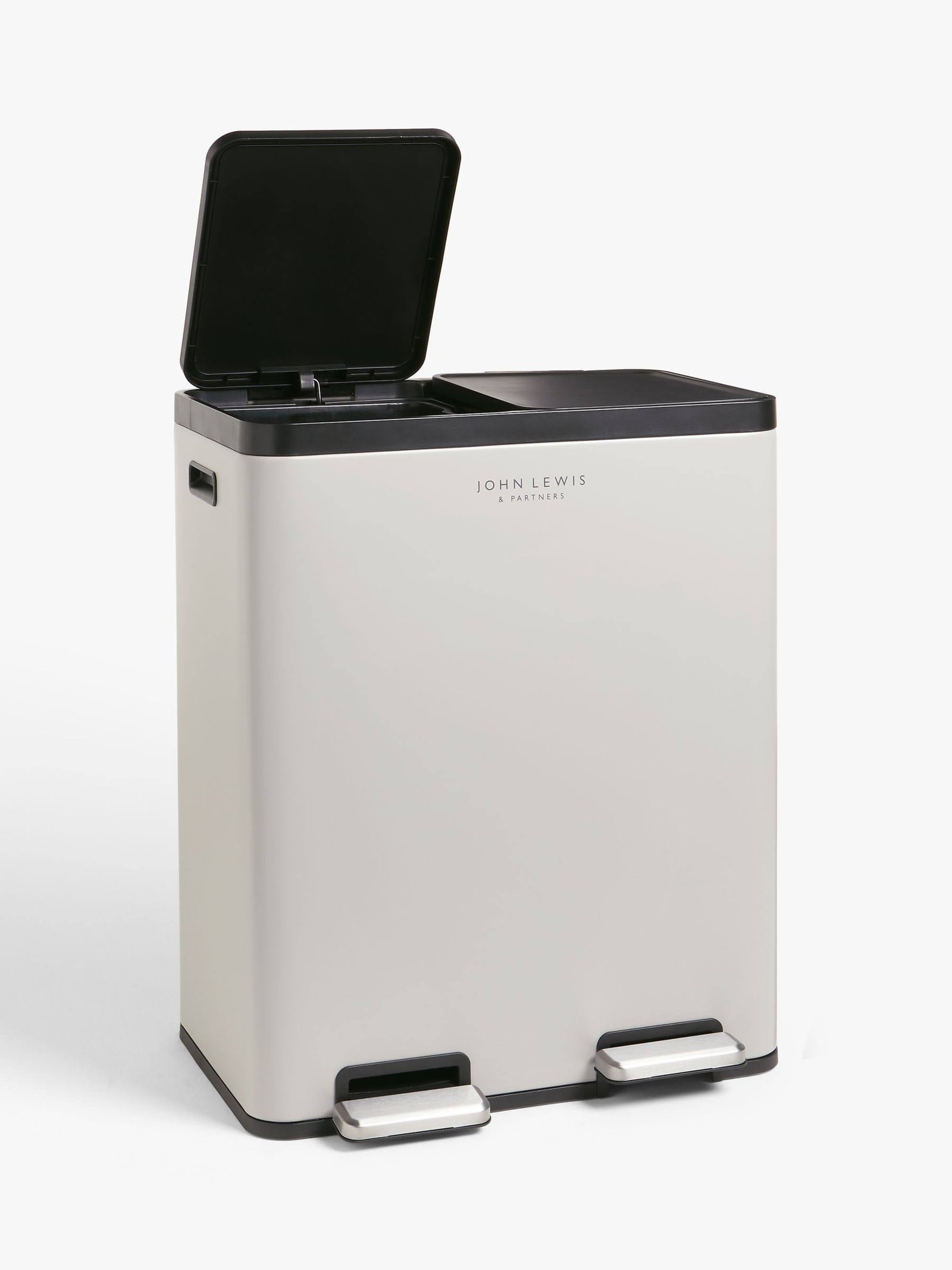2 Section Recycling Bin, With Handles, 40L - Image 5