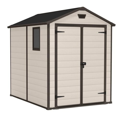 Keter Manor Outdoor Apex Double Door Garden Storage Shed