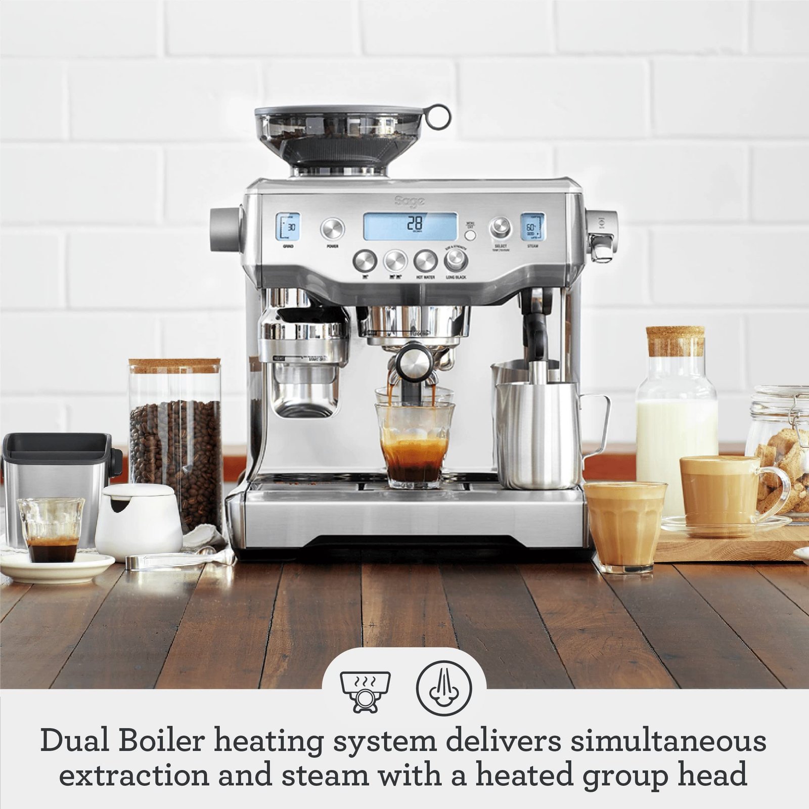 Sage The Oracle Semi-Automatic Espresso Machine - Image 7