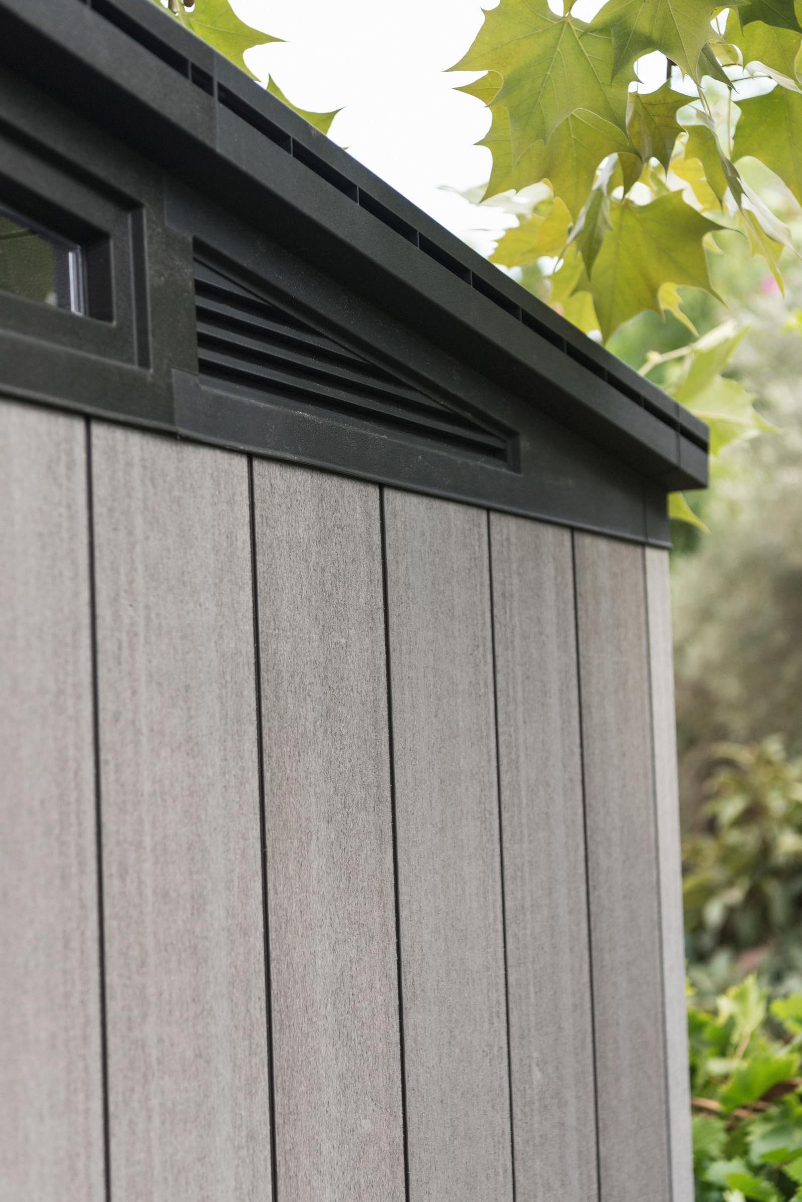 Keter Artisan Outdoor Pent Double Door Garden Storage Shed - Image 4