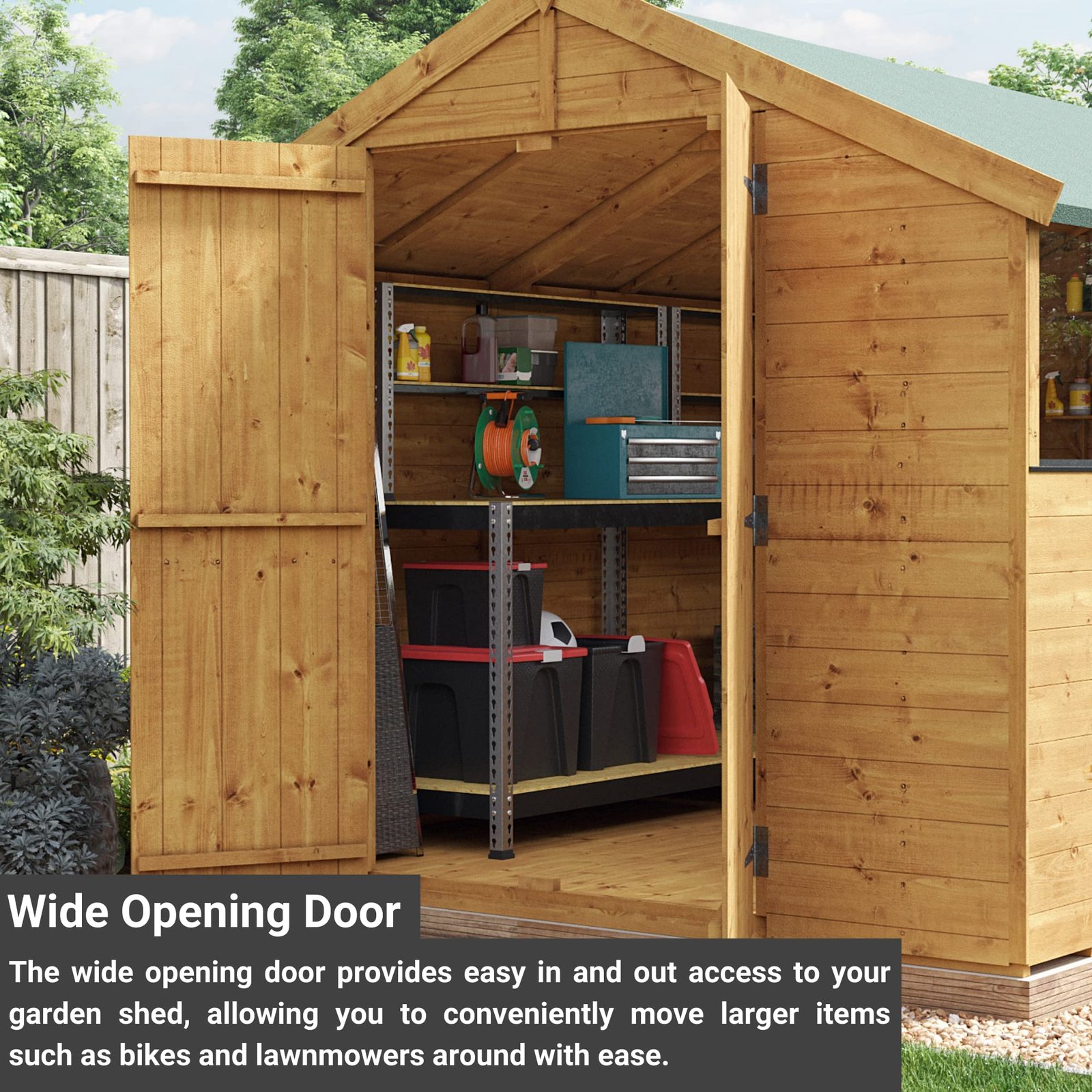 BillyOh Keeper Overlap Garden Shed - Image 5