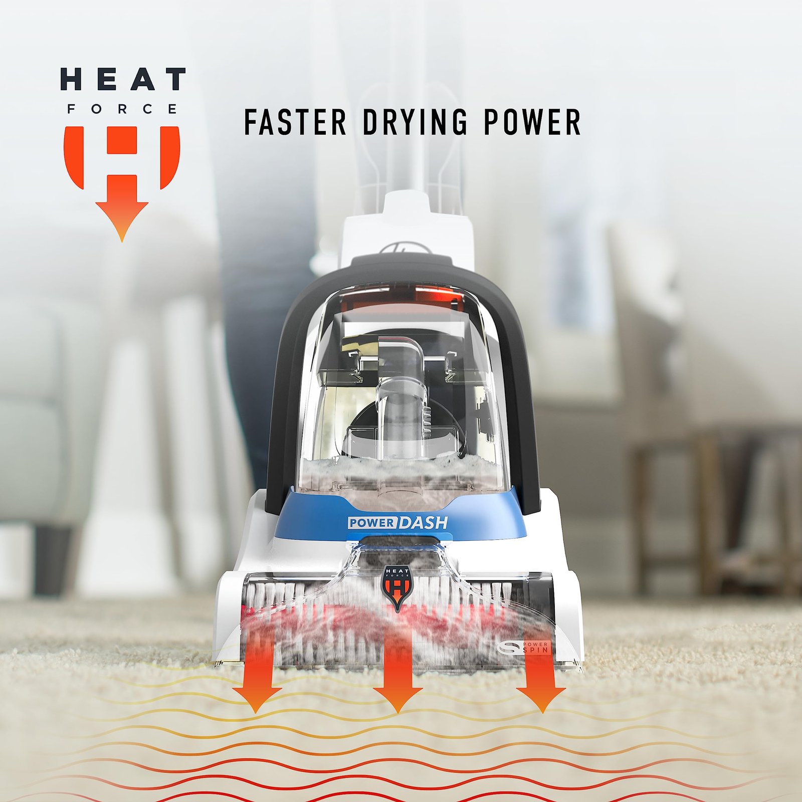 Hoover PowerDash Pet Compact Carpet Cleaner Machine - Image 5