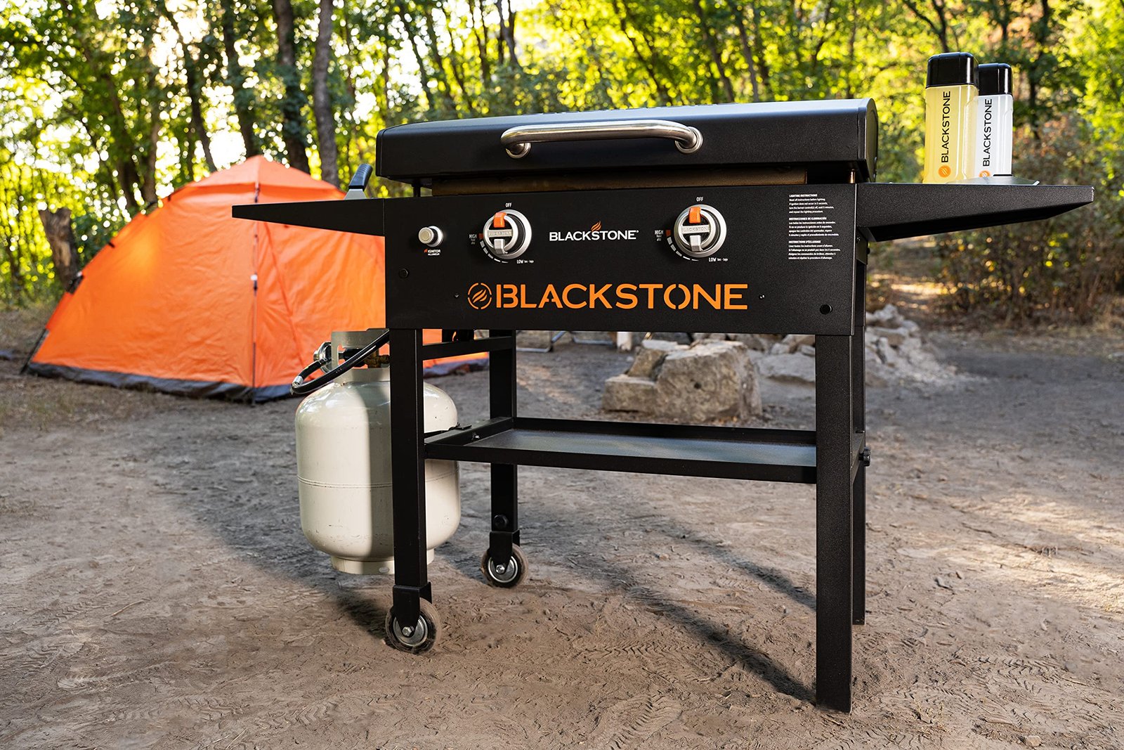 1883 Original 28” Griddle with Integrated Protective Hood - Image 2