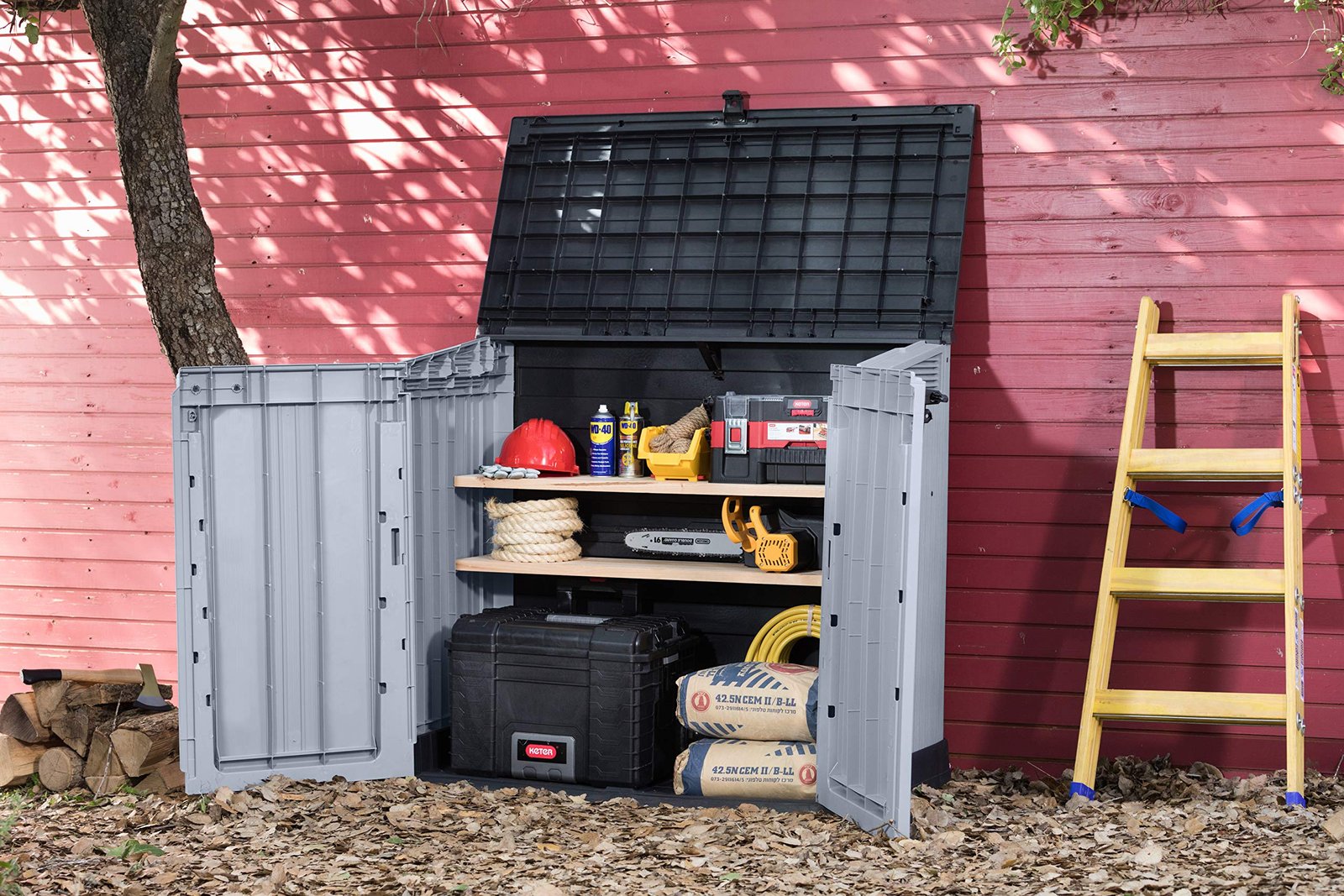Keter Grey Resin Store It Out Midi Outdoor Garden Storage Shed - Image 6