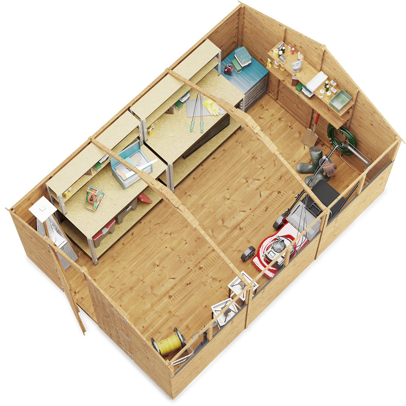 BillyOh Keeper Overlap Garden Shed - Image 3