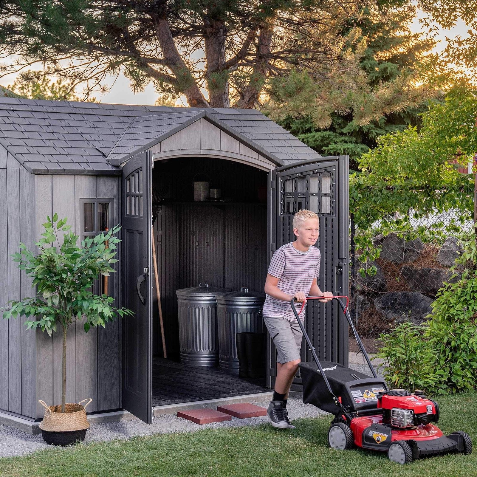 Lifetime Outdoor Storage Shed - Image 8